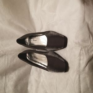 Black Satin Shoes